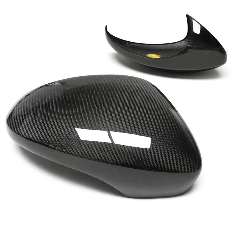 Dry Carbon Fiber Rearview Mirror Cover Caps For Porsche Panamera 971 1
