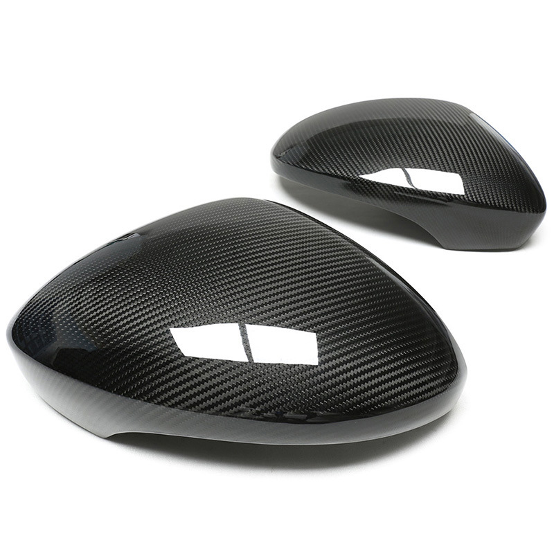 Dry Carbon Fiber Rearview Mirror Cover Caps For Porsche Panamera 971 2