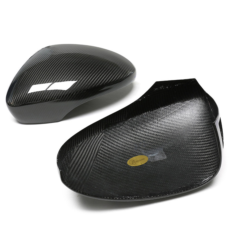 Dry Carbon Fiber Rearview Mirror Cover Caps For Porsche Panamera 971 3