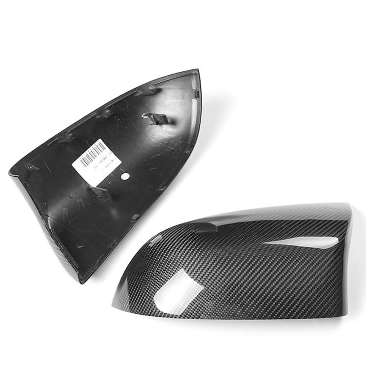 Carbon Fiber Rearview Mirror Cover Cap For BMW X5M X6M F85 F86 2