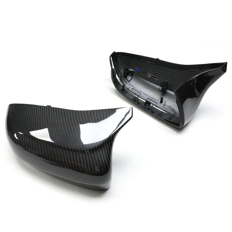 Dry Carbon Fiber Rearview Mirror Cover For BMW M5/M8 F90/91 F92 F93 1