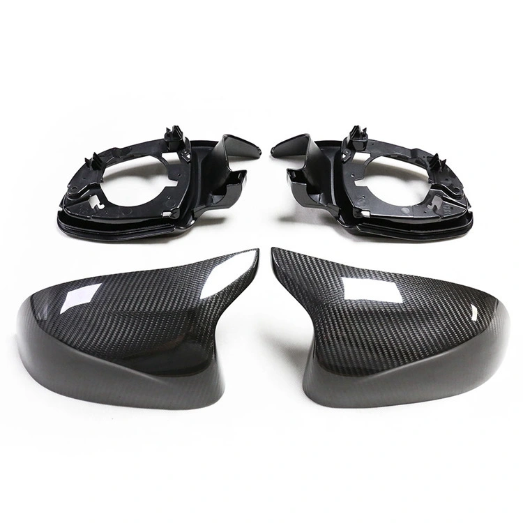 Tampa de espelho retrovisor de carbono seco para BMW X3/4/5/6/7 Upgrade X34567M 1