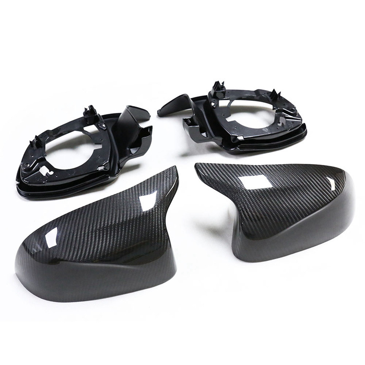 Dry Carbon Rearview Mirror Cap For BMW X3/4/5/6/7 Upgrade X34567M 2