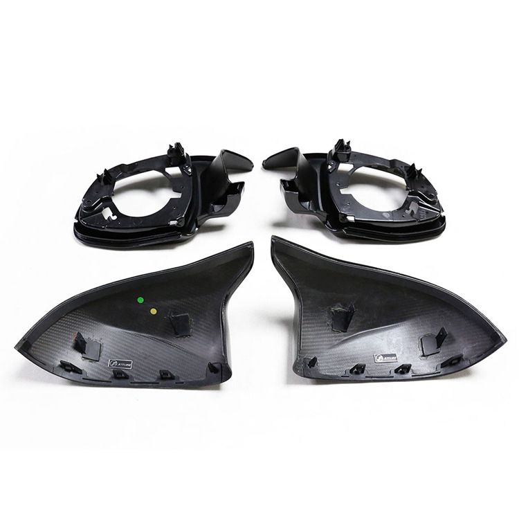 Dry Carbon Rearview Mirror Cap For BMW X3/4/5/6/7 Upgrade X34567M 3