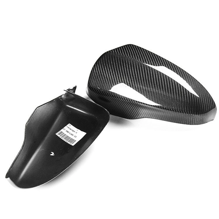 Dry Carbon Fiber Rearview Mirror Cover Cap For BMW F12 M6 1