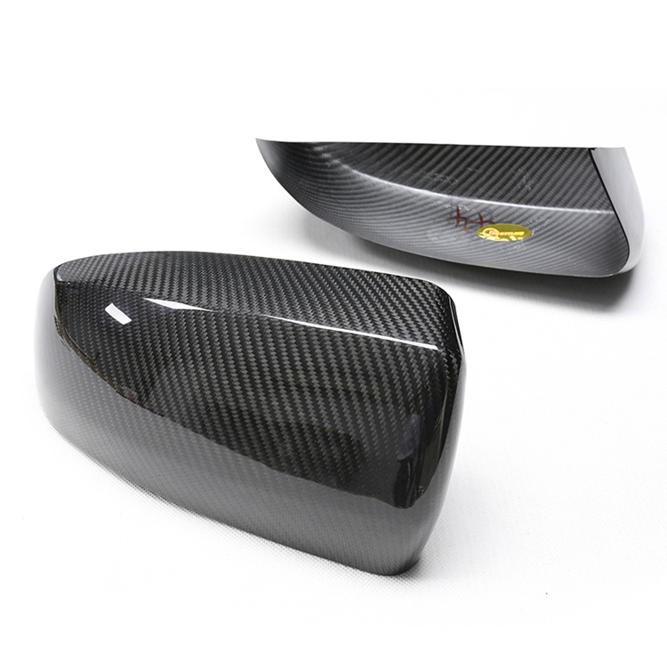 Carbon  Rearview Mirror Cover Cap Housing For BMW X5 X6 E70 E71 5