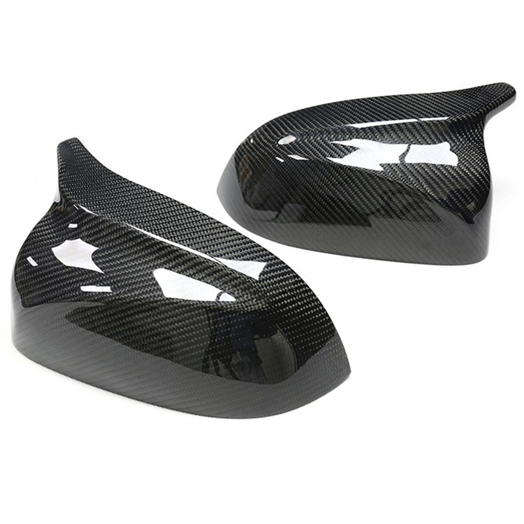 Capa de espelho retrovisor de carro de fibra de carbono para BMW X3/4/5/6/7 G01/02/05/08 1