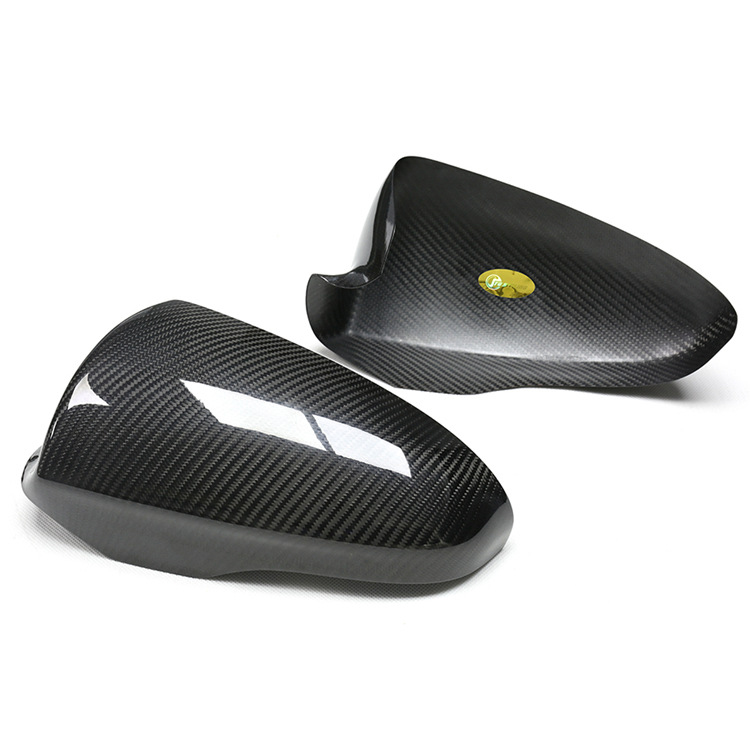 Car Carbon Fiber Rearview Mirror Cover Cap Housing For BMW M5 F10 1