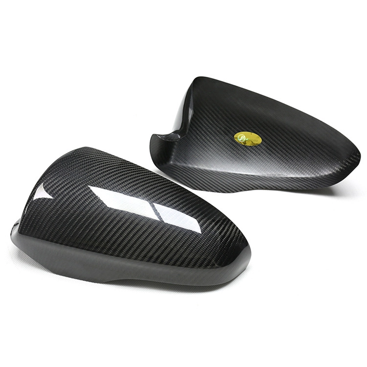 Car Carbon Fiber Rearview Mirror Cover Cap Housing For BMW M5 F10 1