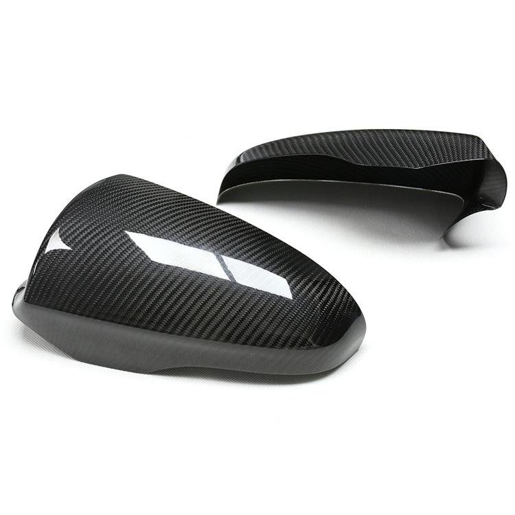 Car Carbon Fiber Rearview Mirror Cover Cap Housing For BMW M5 F10 2