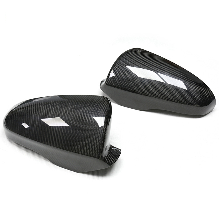 Car Carbon Fiber Rearview Mirror Cover Cap Housing For BMW M5 F10 3