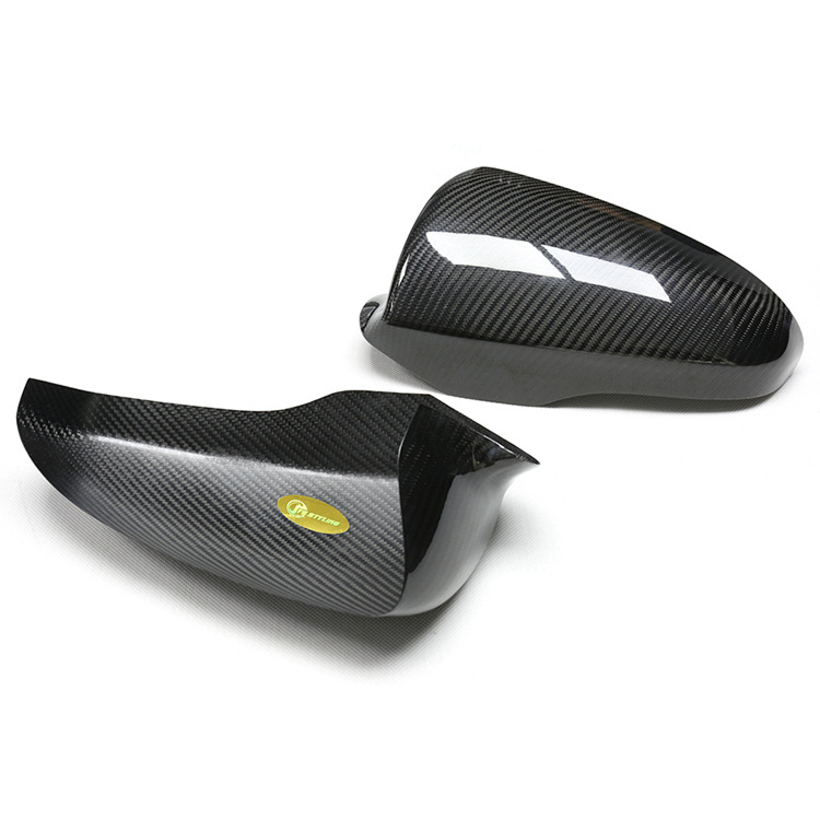 Car Carbon Fiber Rearview Mirror Cover Cap Housing For BMW M5 F10 4