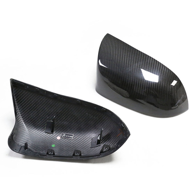 Carbon Fiber Rearview Mirror Cover Cap For  BMW X5M X6M F85 F86 1