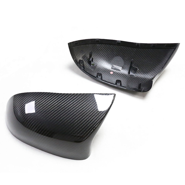 Carbon Fiber Rearview Mirror Cover Cap For  BMW X5M X6M F85 F86 2