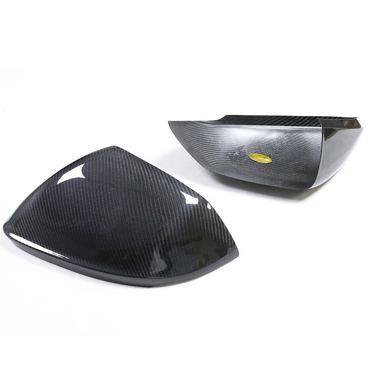 Carbon Fiber Rearview Mirror Cover Housing Cap For AUDI Q8/RSQ8 1