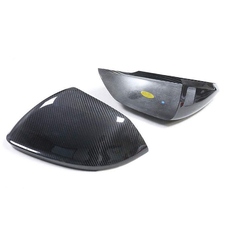 Carbon Fiber Rearview Mirror Cover Housing Cap For AUDI Q8/RSQ8 3