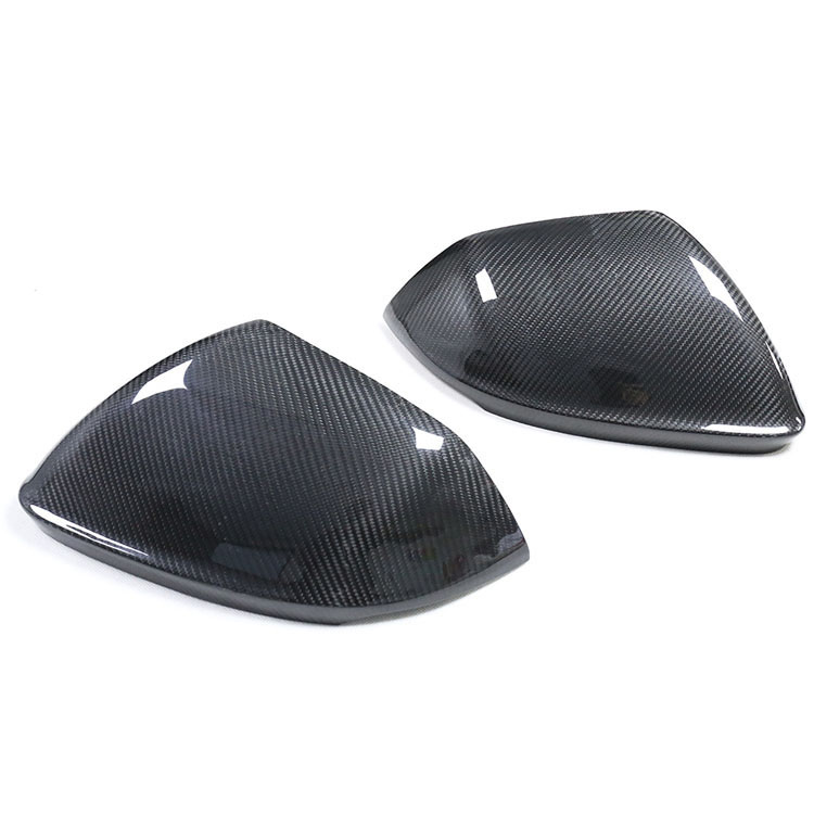 Carbon Fiber Rearview Mirror Cover Housing Cap For AUDI Q8/RSQ8 2