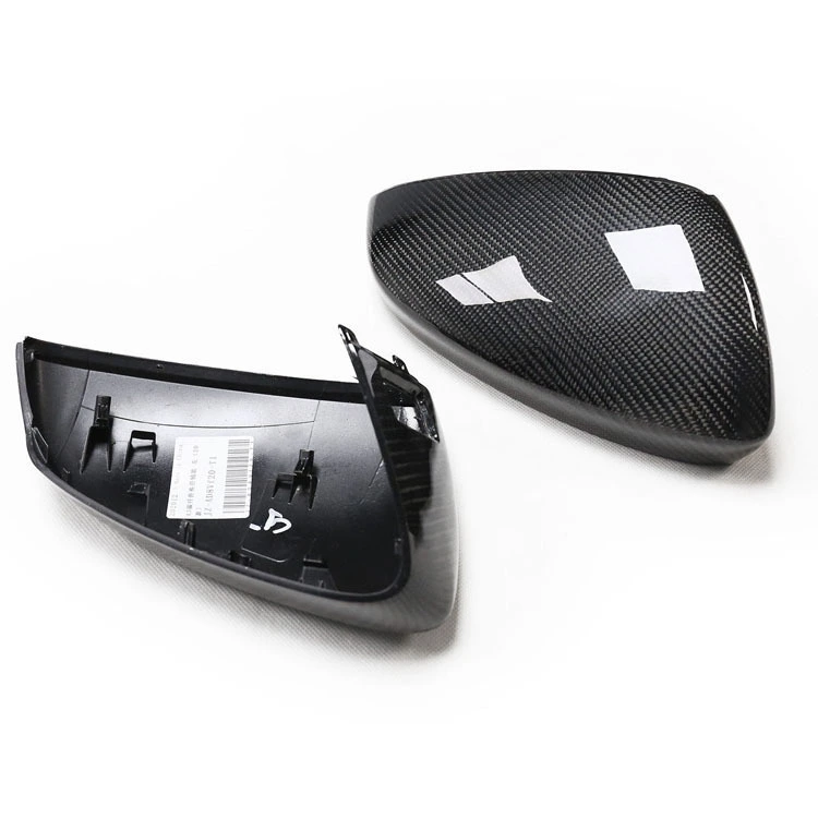 Car Carbon Fiber Rearview Mirror Cover For AUDI A3 S3 RS3 2021 1