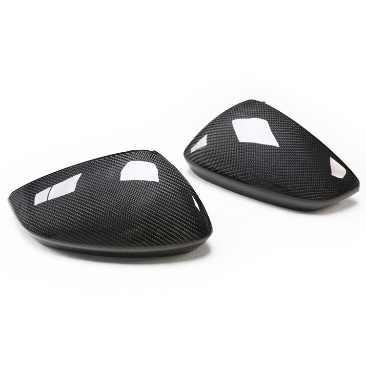 Car Carbon Fiber Rearview Mirror Cover For AUDI A3 S3 RS3 2021 4
