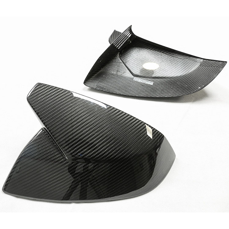 Rearview Mirror Cover For AUDI Q5 SQ5 Q7 SQ7 Carbon Fiber Modified ABT 1