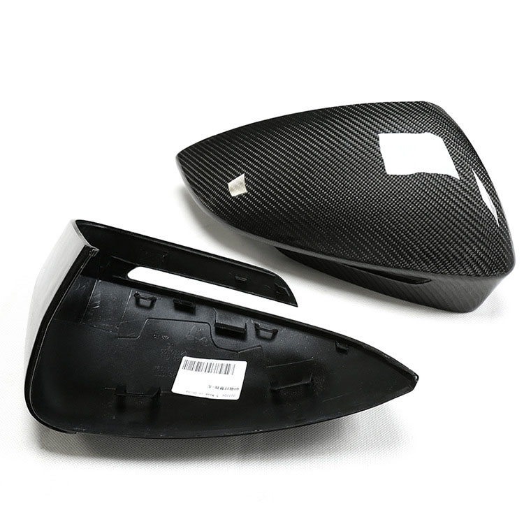 Carbon Rearview Mirror Cover Cap Housing For AUDI Q4 Q5 E-tron 2