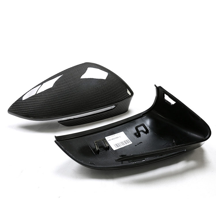 Carbon Rearview Mirror Cover Cap Housing For AUDI Q4 Q5 E-tron 3