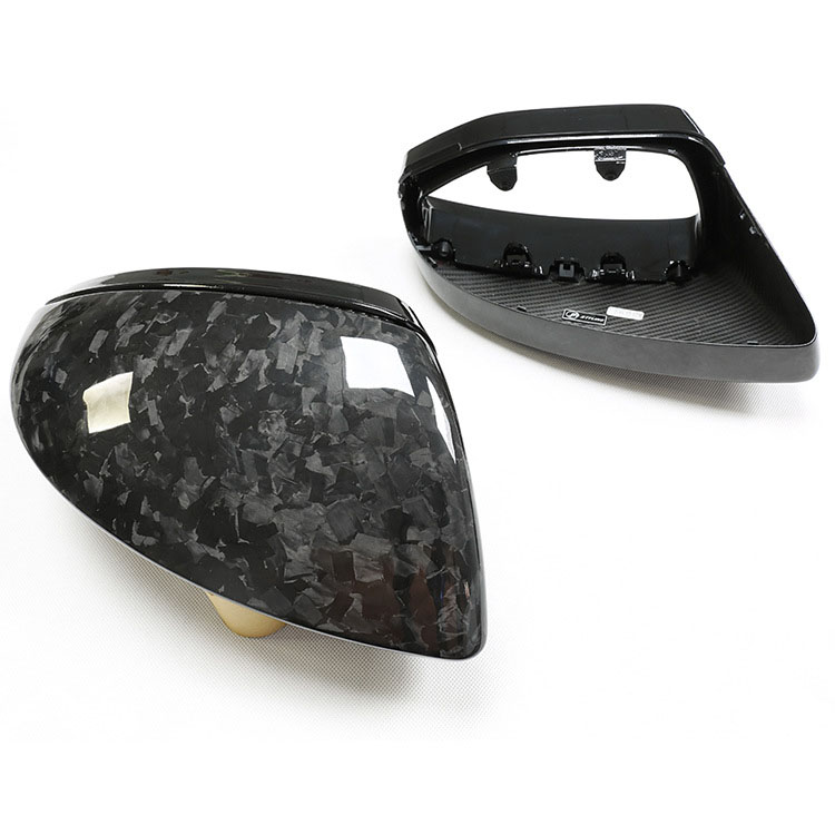 Carbon Fiver Rearview Mirror Cover For AUDI A6 A7 A8 S6 S8 RS6/7 C8 2