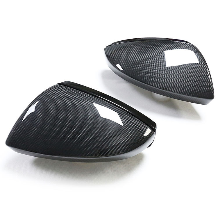 Carbon Fiver Rearview Mirror Cover For AUDI A6 A7 A8 S6 S8 RS6/7 C8 3