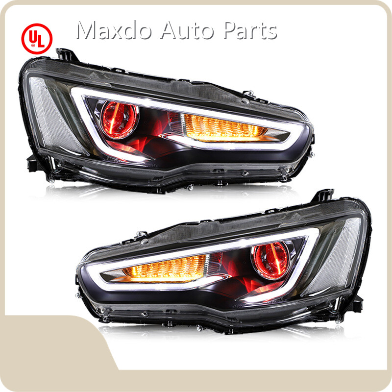 Custom Car Lights Mitsubishi Lancer 2008-2016 Wholesale - Maxdo 1