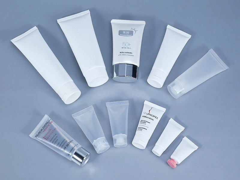 Facial cleanser 60-150ml cosmetic tube Acrylic Cap Facial cleanser sunscreen tube D40 1
