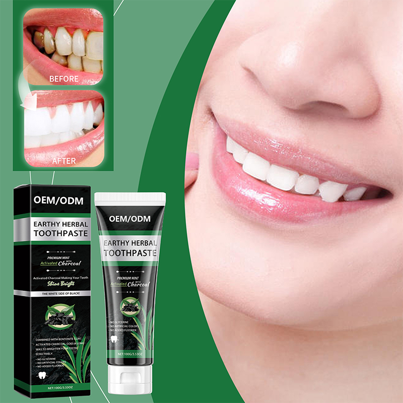 Bamboo Charcoal Earthy Herbal Toothpaste 5