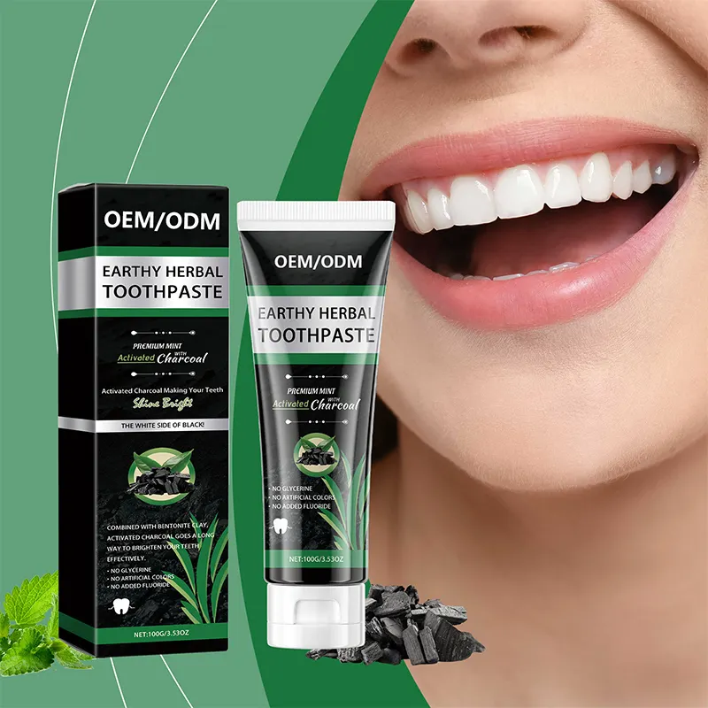 OEM/ODM Charcoal Whitening Toothpaste 4