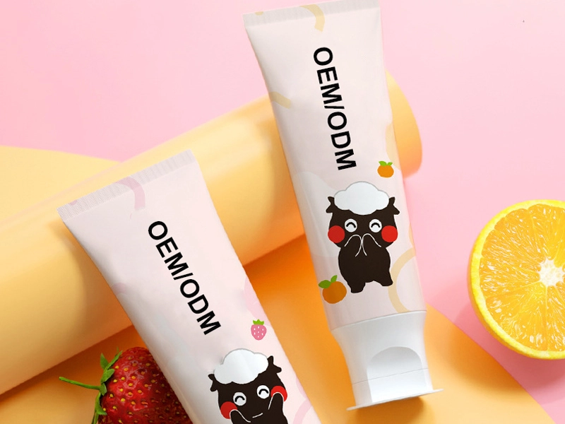 Fruit flavored xylitol probiotic children's toothpaste 1