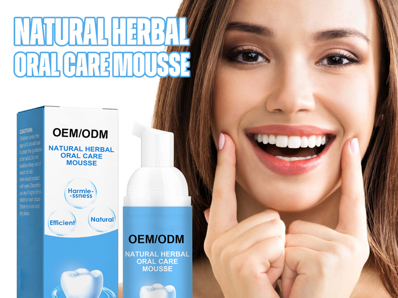 Natural Herbal Oral Care Anti Sensitive Mousse Toothpaste 2
