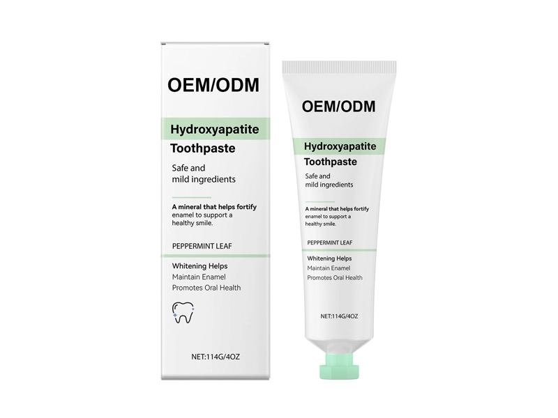 Mint hydroxyapatite teeth whitening toothpaste 1