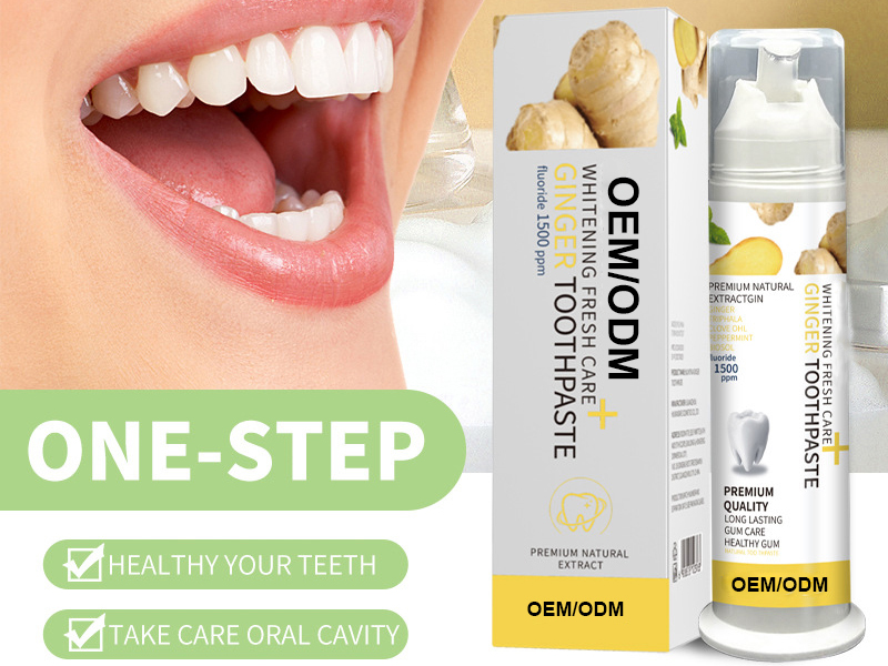 Ginger Toothpaste Mint Whitening Toothpaste 4