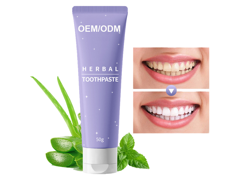 Herbal Lilac Aloe Whitening Toothpaste 2