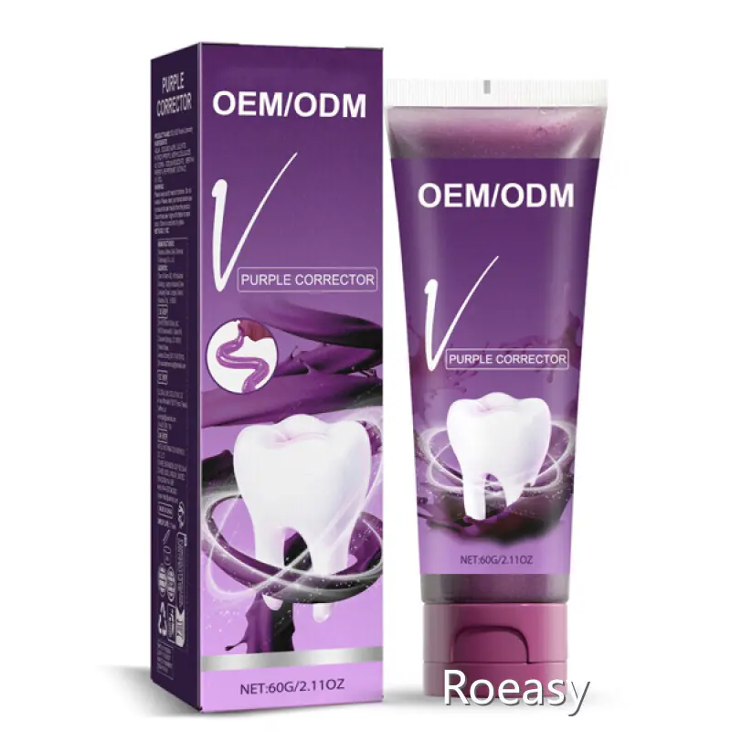 Purple Whitening Remove Stains Toothpaste-1 1