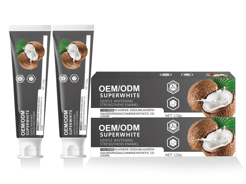 COCONUT OIL WHITENING TOOTHPASTE 1