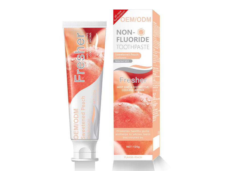 Whitening Fruit Flavored Fluoride Free Toothpaste 2