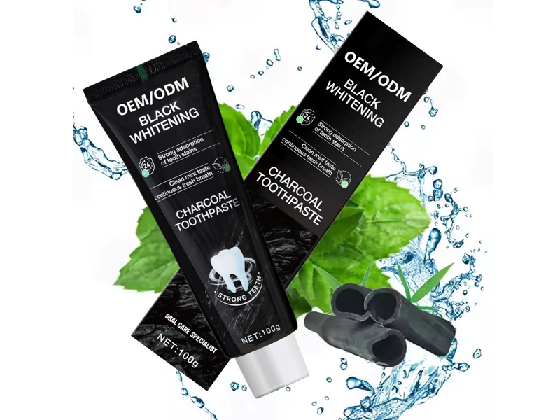 Whitening Mint Flavored Fresh Breath Bamboo Charcoal Toothpaste 2