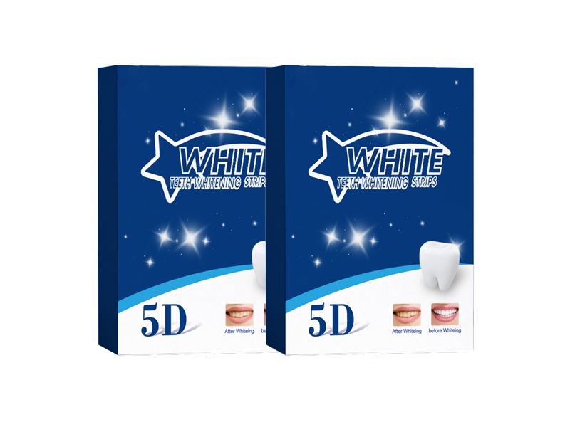 5D Sensitive Teeth Whitening Strips Formula  Whitening Set Kit for Tooth Whiter, Cleaning Refresher, Breath Brightener, Stickers 2
