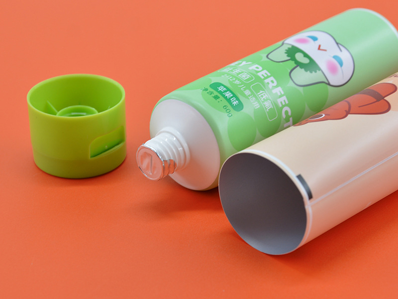 PE Flip Cap Children's Toothpaste Tube 2