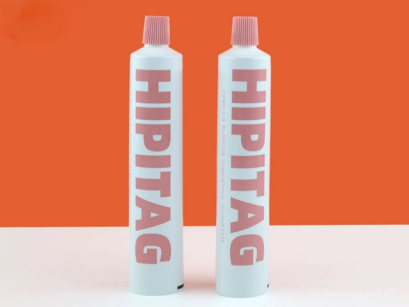 Toothpaste Tube Texture Screw Cap Round Packaging 1