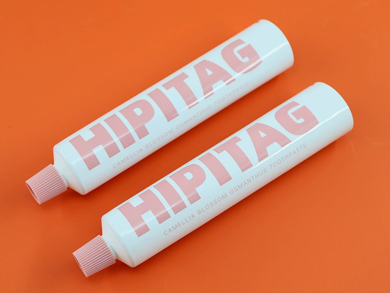 Toothpaste Tube Texture Screw Cap Round Packaging 2