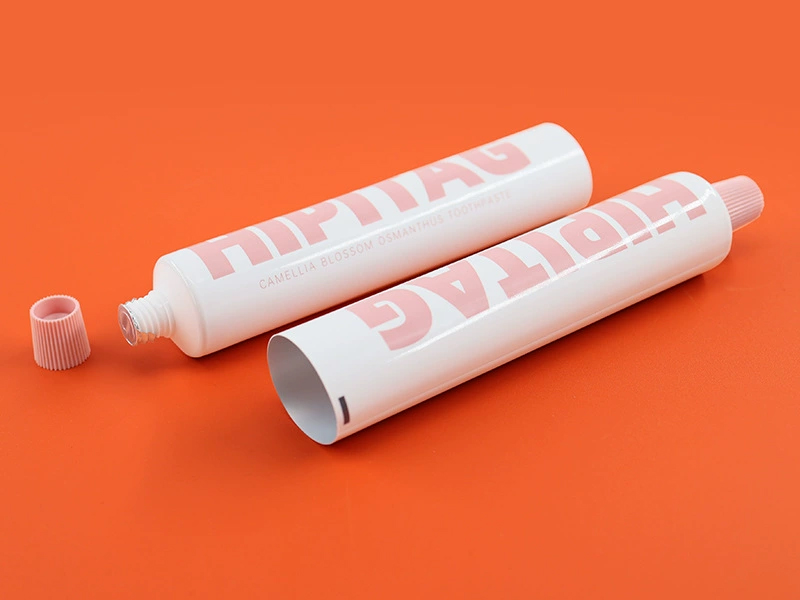 Toothpaste Tube Texture Screw Cap Round Packaging 4