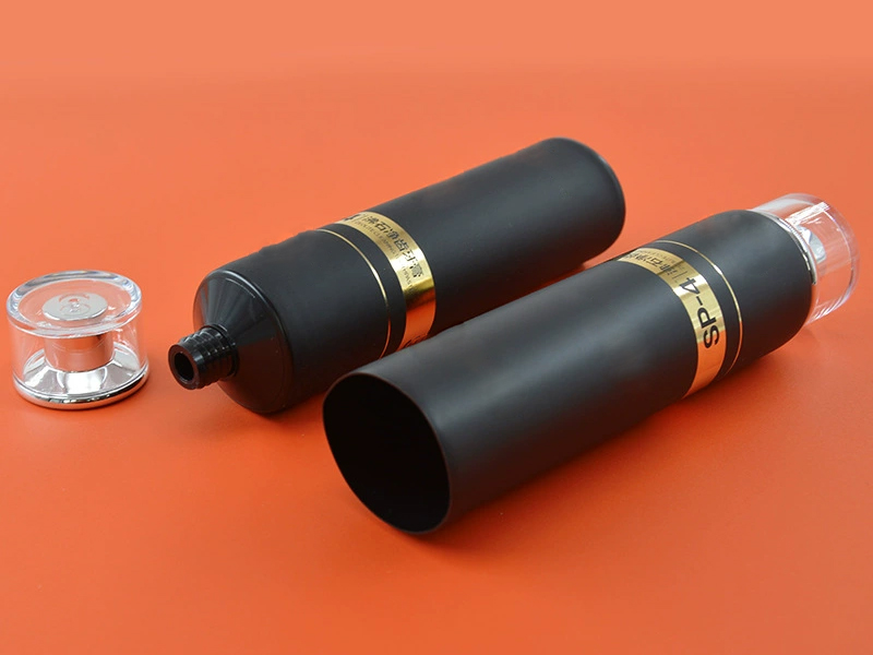 Plastic Toothpaste Tube With Acrylic Screw Cap, Custom Printed 4
