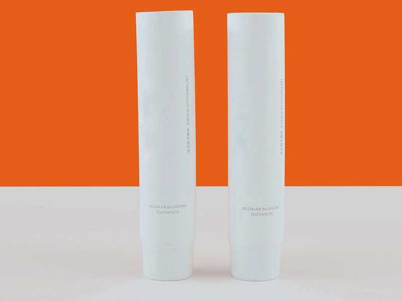Toothpaste Tube White Glossy Screw Cap Toothpaste Packaging 1