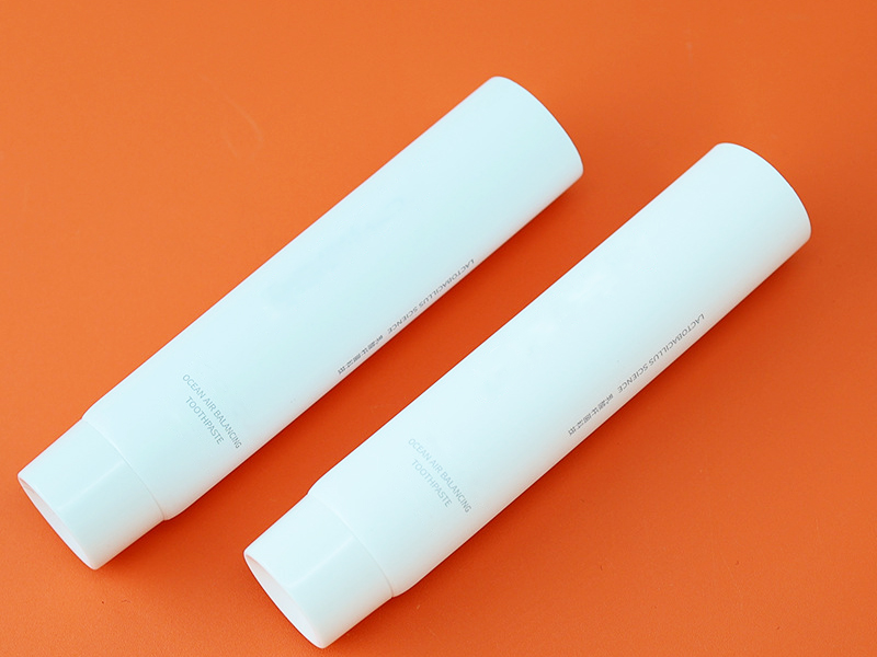 Toothpaste Tube White Glossy Screw Cap Toothpaste Packaging 2