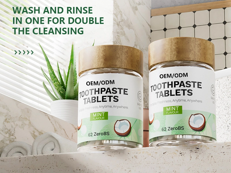 Portable Toothpaste Tablets for Cleaning Teeth 1